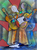 Street Musicians Poster Print - Ricardo Maya