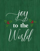 Joy to the World Holly Poster Print - CAD Design
