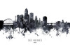 Des Moines Iowa Skyline Poster Print - Michael Tompsett