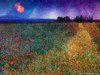 Wheat Field and Trees Poster Print - Christopher Vest