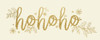 Golden Ho! Ho! Ho! Poster Print - Daniela Santiago