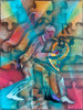 Musician in trance Poster Print - Ricardo Maya