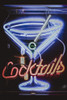 Cocktails Neon Sign Poster Print - Artographie