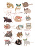 Mice In Glasses Poster Print - Hanna Melin
