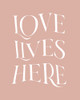 Love Lives Here Poster Print - Beth Cai