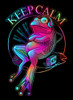 Frog Loves Music Poster Print - Adam Lawless
