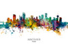 Vancouver Canada Skyline Poster Print - Michael Tompsett