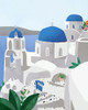 Santorini island Poster Print - Petra Lizde
