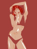Young Girl In Underwear Poster Print - Francesco Gulina