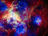 Composite of the Tarantula Nebula Poster Print - NASA