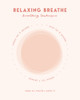 Relaxing Breathe Poster Print - Beth Cai