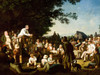Stump Speaking Poster Print - George Caleb Bingham