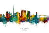Auckland Skyline Poster Print - Michael Tompsett Auckland Skyline Poster Print - Michael Tompsett