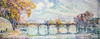 Le Pont Des Arts 1928 Poster Print - Pictufy