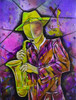 Jazz Sax Player Poster Print - Ricardo Maya