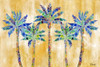 Tahiti Palm Horizontal - Golden Poster Print - Paul Brent