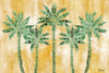Tahiti Palm Horizontal - Monochromatic Poster Print - Paul Brent