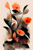 Coral Flowers Poster Print - Treechild