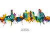 Fujairah Skyline Poster Print - Michael Tompsett