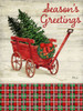 Christmas Wagon Vertical II Poster Print - Paul Brent
