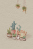 Cactus and cat 2 Poster Print - Xuan Thai