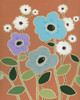Woodblock Floral IV Poster Print - Carol Robinson
