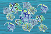 Tahiti Blues - Horizontal - Azul Poster Print - Paul Brent