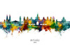 Mysuru Skyline India Poster Print - Michael Tompsett