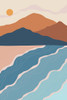 Beach and Mountains #2 Poster Print - Jay Stanley