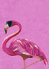 Magenta Metallic Flamingo Poster Print - Sarah Manovski