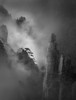 Huang Shan In The Fog Poster Print - GuoJi