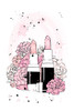 Peony Lipstick Poster Print - Martina