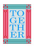 Together Blue Poster Print - Frances Collett