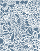 Scandi blue white pattern 2 Poster Print - Sarah Manovski