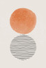 Orange Watercolor Shapes Series #4 Poster Print - Jay Stanley
