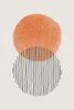 Orange Watercolor Shapes Series #3 Poster Print - Jay Stanley