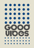 Good Vibes Blue Poster Print - Frances Collett