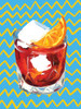 Negroni Blue Poster Print - Alice Straker