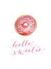 Hello sweetie Poster Print - Blursbyai Rosana Laiz