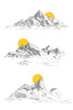 Sunny Mountains Poster Print - Jay Stanley