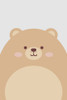 Cute Bear Poster Print - Xuan Thai