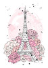 Peony Paris Poster Print - Martina