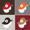 Hat Gals Poster Print - Martina