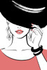 Hat Girl Poster Print - Martina