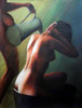 Bathing Nude Poster Print - Corne Akkers