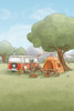 Camping Trip Poster Print - Xuan Thai