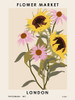 Flower Market. London Poster Print - Nktn