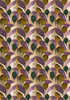 Purple Leafs Pattern Poster Print - Treechild