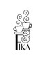 Fika line art illustration Poster Print - Blursbyai Rosana Laiz