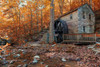 Smokies Grist Mill Fall Poster Print - Rachel Lee